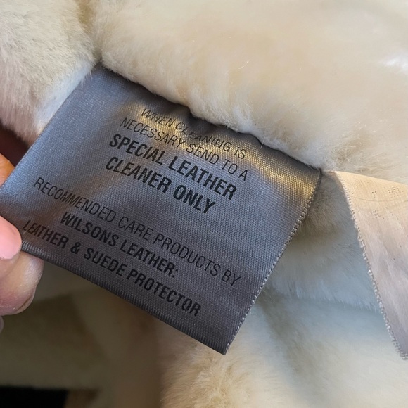 Wilsons Leather Suede Jacket with Faux Fur Trim - Picture 3 of 4